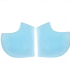 Silicone Anti cracking Heel Cover for Heel Pain and Anti cracking Men's and Women's Soft White Socks for Heel Dry Cracking Foot Cover