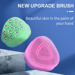 Silicone cleaning ball massage high frequency vibration electric facial cleanser