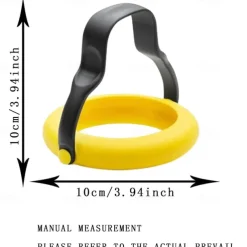 Silicone Egg Rings for Frying, Lightweight Silicone Egg Mold, Premium Fried Egg Rings for Nonstick Frying, Egg Rings for Egg Mcmuffins, for Breakfast Sandwich Fried Eggs, Perfectly Shaped Egg Cooker