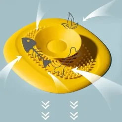 Silicone Kitchen Sink Plug Shower Filter Drain Cover Stopper Sink Strainer Drainer Floor Drain Hair Catcher Bathroom Accessorie