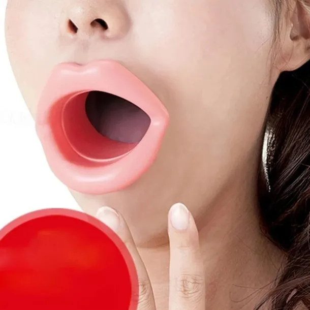 Silicone Lip Shaper Portable Smile Trainer Beauty Tool Mouth Tightener Face Trainer For Girls Women Ladies