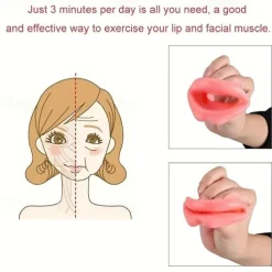 Silicone Lip Shaper Portable Smile Trainer Beauty Tool Mouth Tightener Face Trainer For Girls Women Ladies