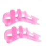 Silicone Thong Sandal Toe Flip Big Toe Spreader Cushion Bunion Pads Hard Silicone Toe Finger Separator 4 Hole Hallux Valgus Orthopedic Spacers Bunion Overlapping Hammer Foot Corrector