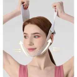 Silicone V Shape Bandage Face Lift Up Slimming Mask Belt Anti Wrinkle Reduce Double Chin Band V Face Chin Cheek Strap