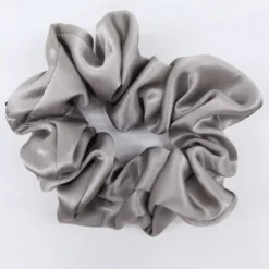 Silk Hair Scrunchies Ties for Frizz & Breakage Prevention, 100% Mulberry, No Damage, Elastic Ponytail Holders, 1Pc