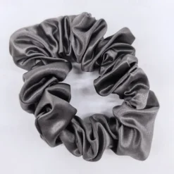 Silk Hair Scrunchies Ties for Frizz & Breakage Prevention, 100% Mulberry, No Damage, Elastic Ponytail Holders, 1Pc