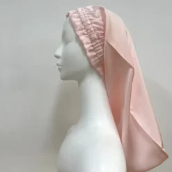 Silk Long Elastic Band Long Hair Sleeping Cap Breathable Windproof Warm Silk Mulberry Silk Elastic Hair Cap Hat