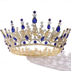 Silver Tiara and Crown for Women Crystal Queen Crowns Rhinestone Princess Tiaras for Girl Bride Wedding Hair Accessories for Bridal Birthday Party Prom Halloween Cos-play Costume Christmas