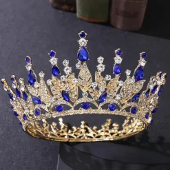 Silver Tiara and Crown for Women Crystal Queen Crowns Rhinestone Princess Tiaras for Girl Bride Wedding Hair Accessories for Bridal Birthday Party Prom Halloween Cos-play Costume Christmas