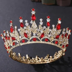 Silver Tiara and Crown for Women Crystal Queen Crowns Rhinestone Princess Tiaras for Girl Bride Wedding Hair Accessories for Bridal Birthday Party Prom Halloween Cos-play Costume Christmas