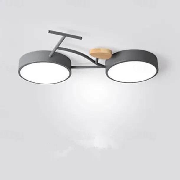 Simple And Creative Child And Boy Room Ceiling Light Led Bicycle Lighting 24W