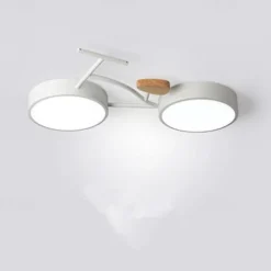 Simple And Creative Child And Boy Room Ceiling Light Led Bicycle Lighting 24W