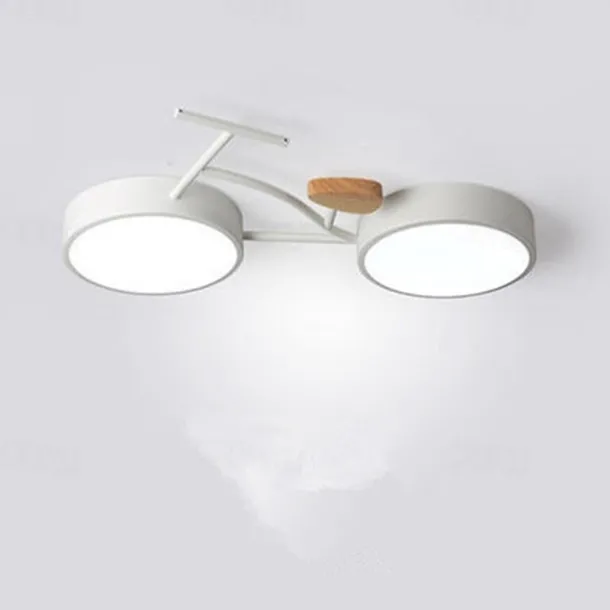 Simple And Creative Child And Boy Room Ceiling Light Led Bicycle Lighting 24W