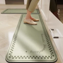 Simple Area Rug Kitchen Mat Non-Slip Oil Proof Floor Mat Livingroom Rug Indoor Outdoor Mat Bedroom Decor Bathroom Mat Entrance Rug Door Mat