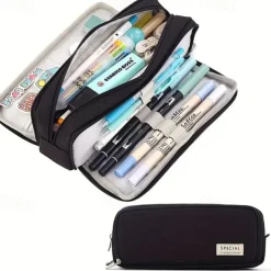 Simple Large Capacity Pencil Case Pencil Case Multi-functional Pencil Case for Middle School Students and High School Students
