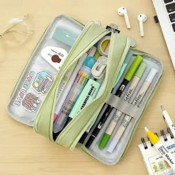 Simple Large Capacity Pencil Case Pencil Case Multi-functional Pencil Case for Middle School Students and High School Students