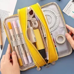 Simple Large Capacity Pencil Case Pencil Case Multi-functional Pencil Case for Middle School Students and High School Students