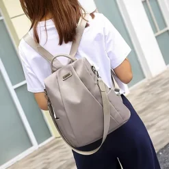 Simple Small Anti-Theft Backpack, Two-way Shoulder Bag, Waterproof Bookbag For School & Travel (12.2*11.02*4.72) Inch, Back to School Gift