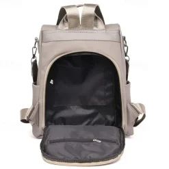 Simple Small Anti-Theft Backpack, Two-way Shoulder Bag, Waterproof Bookbag For School & Travel (12.2*11.02*4.72) Inch, Back to School Gift