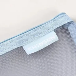 Simple Transparent Mesh Pencil Case Storage Student Pencil Bag Large Capacity Pouches Stationery Cosmetic Bags