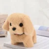 Simulated Electric Dog Plush Electric Dog Can Walk Bark Nod And Wag Its Tail Children's Toy Dog Stall