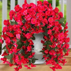 Simulated Morning Glory Trumpet Flower Wall Hanging Hanging Fake Green Plants Plant Decorations Flower Wall Decorations Wedding Decorations