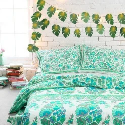 Simulated Palm Leaf Fairy String Lights 10/20 LED Battery Powered Christmas Wedding Party Holiday Garden Camping Atmosphere Decoration LED Garland Lights