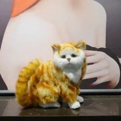 Simulated Pet Home Decoration Wedding Gift Handicrafts Creative Gift Outside Single Sitting Cat