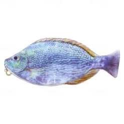 Simulation Fish-Shaped Pencil Case Pencil Bag Waterproof Pencil Bag Fish Coin Purse Novelty Pencil Bag Interesting Pencil Bag Durable Stationery Bag Gift Boys Girls School Office Supplies