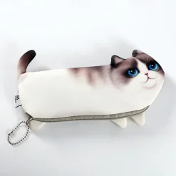 Simulation Fish-Shaped Pencil Case Pencil Bag Waterproof Pencil Bag Fish Coin Purse Novelty Pencil Bag Interesting Pencil Bag Durable Stationery Bag Gift Boys Girls School Office Supplies