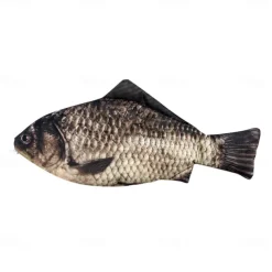 Simulation Fish-Shaped Pencil Case Pencil Bag Waterproof Pencil Bag Fish Coin Purse Novelty Pencil Bag Interesting Pencil Bag Durable Stationery Bag Gift Boys Girls School Office Supplies