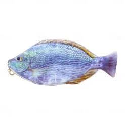 Simulation Fish-Shaped Pencil Case Pencil Bag Waterproof Pencil Bag Fish Coin Purse Novelty Pencil Bag Interesting Pencil Bag Durable Stationery Bag Gift Boys Girls School Office Supplies