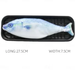 Simulation Fish-Shaped Pencil Case Pencil Bag Waterproof Pencil Bag Fish Coin Purse Novelty Pencil Bag Interesting Pencil Bag Durable Stationery Bag Gift Boys Girls School Office Supplies