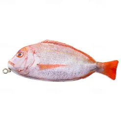 Simulation Fish-Shaped Pencil Case Pencil Bag Waterproof Pencil Bag Fish Coin Purse Novelty Pencil Bag Interesting Pencil Bag Durable Stationery Bag Gift Boys Girls School Office Supplies