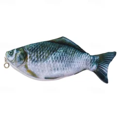 Simulation Fish-Shaped Pencil Case Pencil Bag Waterproof Pencil Bag Fish Coin Purse Novelty Pencil Bag Interesting Pencil Bag Durable Stationery Bag Gift Boys Girls School Office Supplies