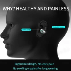 Single Earclip Fone Bluetooth Earphones Wireless Headphones Sports Headset Gamer No Ear Pain TWS Earbuds Blutooth Earphone
