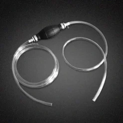 Siphon Pump, Portable High Flow Siphon Hand Pump For Gas Gasoline Petrol Diesel Oil Liquid Water Fish Tank With 2 Durable PVC Hoses