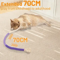 Sisal Rope Cat Toys 3 Pack Bite-Resistant Catnip Toys Cat Toys for Bored Indoor Cats Safe Teeth Cleaning Chew Cat ToyInteractive Cat Kicker Toys for Indoor Cats Kitten Toys 27inch All Breeds