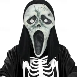 Skeleton Skull Ghost Halloween Mask Halloween Props Scary Costume Adults' Men's Women's Carnival Masquerade Halloween Party / Evening Easy Halloween Costumes Dress Up
