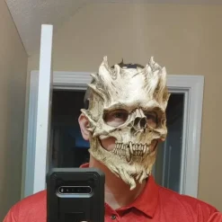 Skeleton Skull Halloween Mask Halloween Props Funny Halloween Adults' Men's Women's Halloween Carnival Mardi Gras Easy Halloween Costumes Dress Up