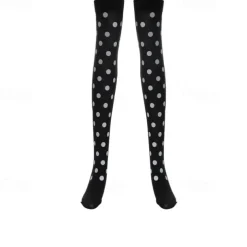 Skeleton Skull Halloween Socks / Long Stockings Halloween Props Halloween Women's Halloween Mardi Gras Easy Halloween Costumes Dress Up