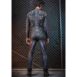 Skeleton Skull Halloween Cosplay Costume Bodysuits Carnival Costume Full Body Suit Cosplay Kid's Adults' Men's Carnival Masquerade Mardi Gras Performance Party Halloween Easy Halloween Costumes Dress