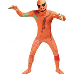 Skeleton Skull Zalgo Monster Halloween Cosplay Costume Bodysuits Carnival Costume Full Body Suit Cosplay Kid's Adults' Men's Boys' Carnival Masquerade Mardi Gras Performance Party Halloween Easy