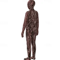 Skeleton Skull Zalgo Monster Halloween Cosplay Costume Bodysuits Carnival Costume Full Body Suit Cosplay Kid's Adults' Men's Boys' Carnival Masquerade Mardi Gras Performance Party Halloween Easy