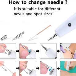 Skin Tag Remover 15 Level Laser Plasma Pen Freckle Mole Warts Removal Lcd Nevus Tattoo Black Spots Remover Blemish Removal