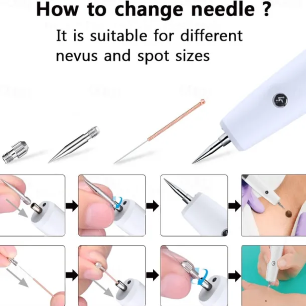 Skin Tag Remover 15 Level Laser Plasma Pen Freckle Mole Warts Removal Lcd Nevus Tattoo Black Spots Remover Blemish Removal