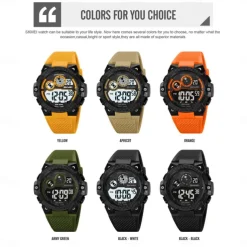 SKMEI 2337 Digital Watch For Man Luxury Waterproof Sport Wristwatch Stopwatch Electronic Movement Men's Watch