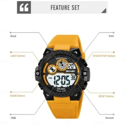 SKMEI 2337 Digital Watch For Man Luxury Waterproof Sport Wristwatch Stopwatch Electronic Movement Men's Watch