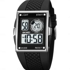 SKMEI 1967 Digital Watch for Men Sport Waterproof Countdown LED Light Electronic Mens Wristwatches Chrono Countdown Reloj Hombre