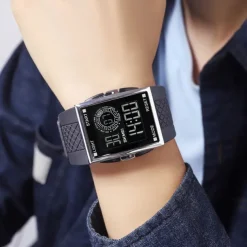 SKMEI 1967 Digital Watch for Men Sport Waterproof Countdown LED Light Electronic Mens Wristwatches Chrono Countdown Reloj Hombre